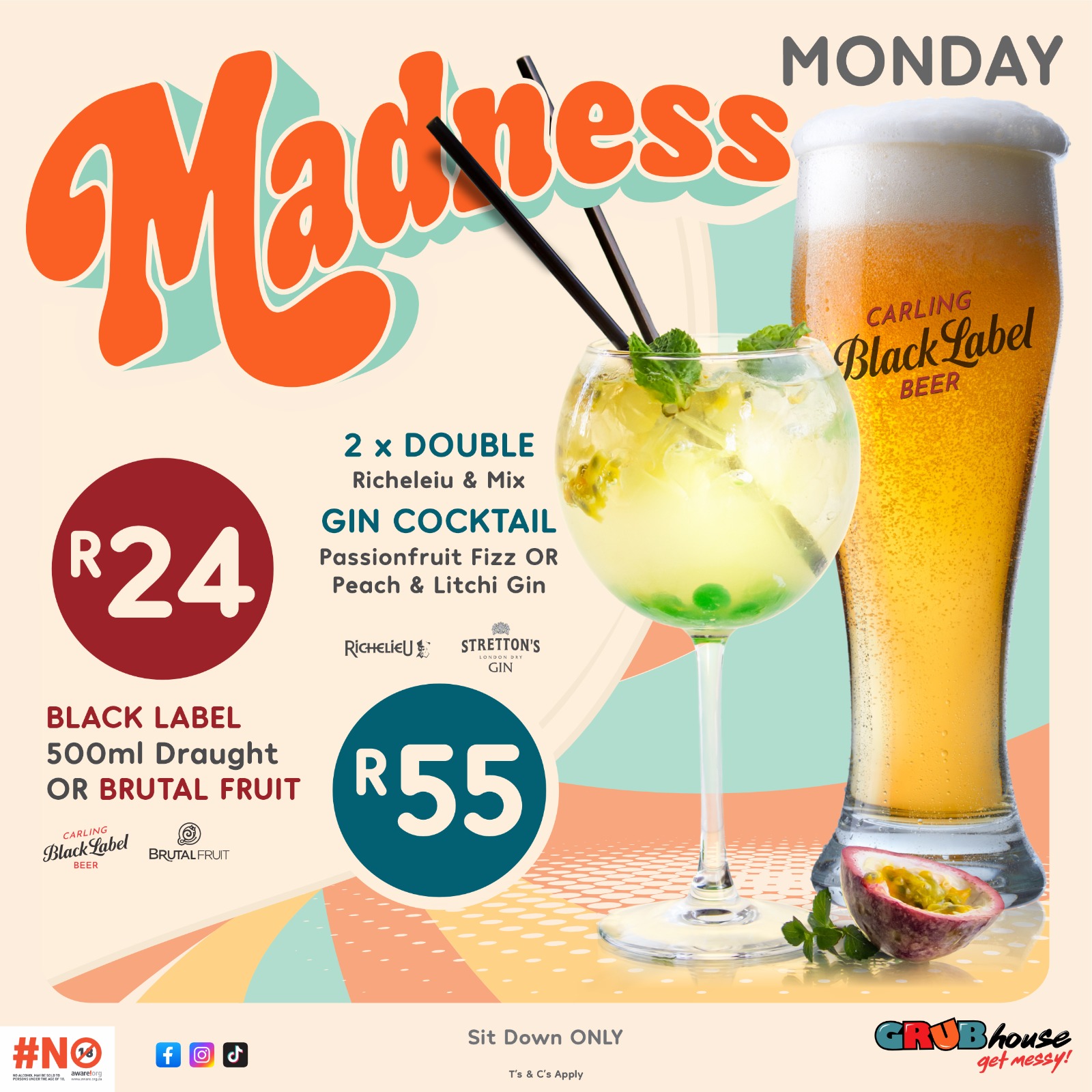 Monday Madness at GRUBhouse